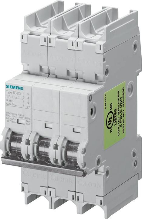 Actual product image Siemens Circuit breaker UC D 0.3A 3p 240V 5SJ4314-8HG41