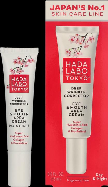 Immagine prodotto Hada Labo Crema Tokyo Anti-Aging Correttore Rughe Profonde per Occhi e Bocca (15 ml)