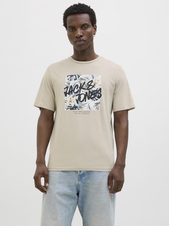 Produktbild Jack & Jones Jjhawaii Shape Tee Ss Crew Neck Ln (XXL)