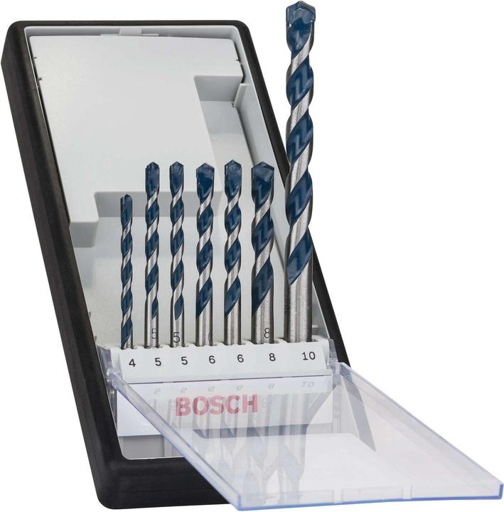 Bosch Professional Zubehör 7-tlg. CYL-5 Betonbohrer-Set, Robust Line, 4–10 mm (4,0-10 mm)
