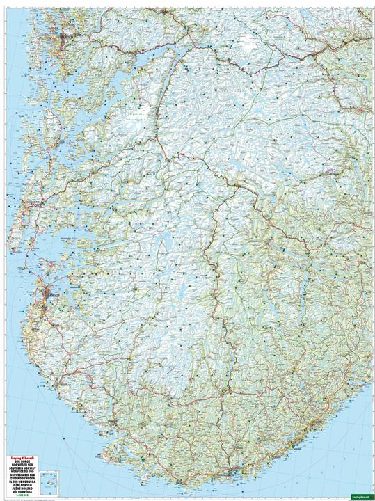 Image du produit Norvège Sud, carte routière et de loisirs 1:250.000, freytag & berndt (freytag & berndt, Allemand, Espagnol, Français, Norvégien, Tchèque, Néerlandais, Hongrois, Italien, Anglais, Slovaque)