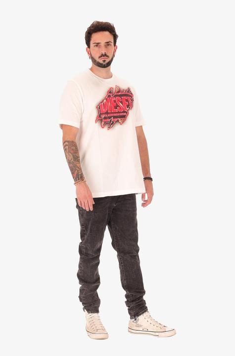 Actual product image Diesel Herren T-Shirt 100% Baumwolle - Modell Erebo Nova - Casual (L)