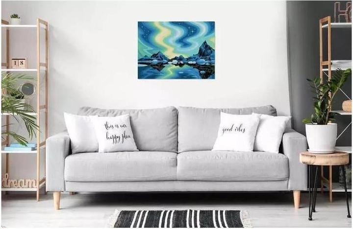 Immagine prodotto Ravensburger CreArt - Pittura con i numeri 23907 - Aurora boreale - da 14 anni - Pittura su carta