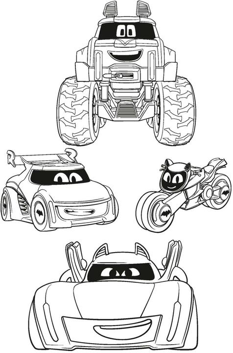 Image du produit DC Batwheels : bloc à dessin cool