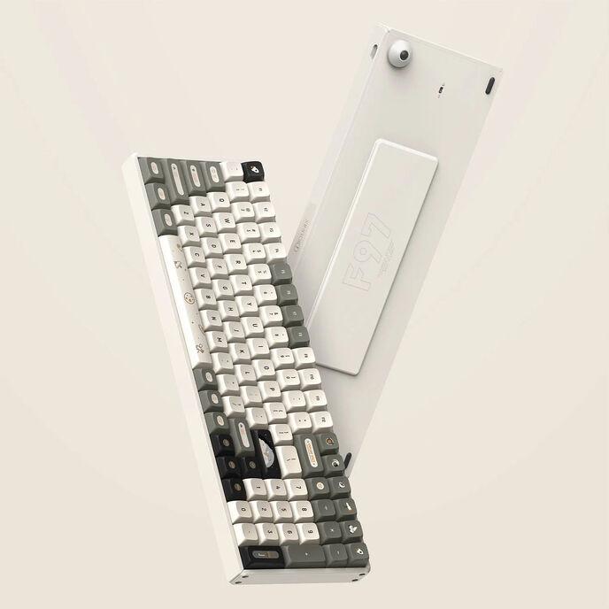 Produktbild Iqunix F97 Hitchhiker Wireless Gaming Tastatur, RGB - Moonstone-Switches (DE, Kabellos)