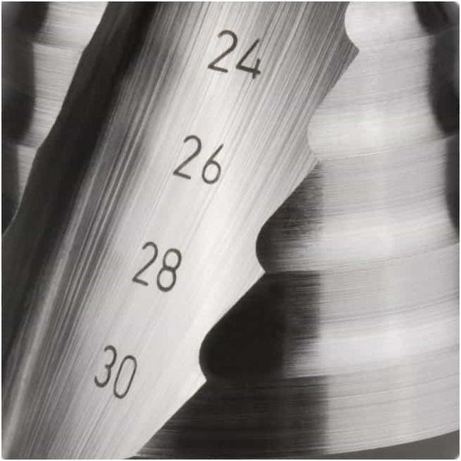 Actual product image Ruko Step drill HSS Co 5, spiral fluted with cross grinding (4 - 20)