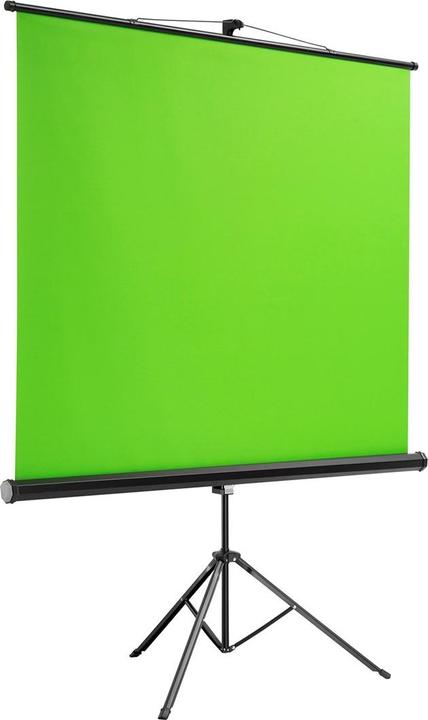 Produktbild Maclean Ständer Green Screen auf Parkplatz, 92", 150x180cm, höhenverstellbar, MC-931 (92", 4:3)