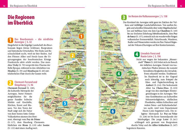 Produktbild Reiseführer Auvergne, Cevennen mit 29 Wanderungen und 6 Fahrradtouren (Deutsch, Bettina Forst, 2020)