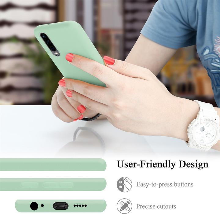 Actual product image Cadorabo TPU Liquid Silicone Case Cover (Huawei P30)