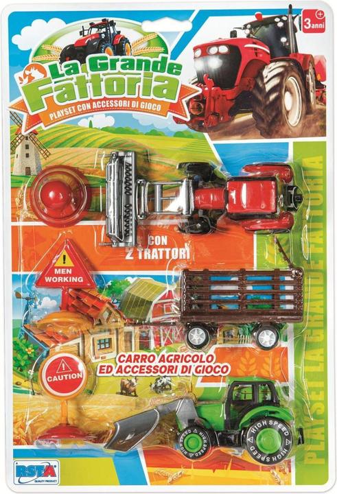 Actual product image Rs Toys Blister la grande fattoria trattori+acc.ri