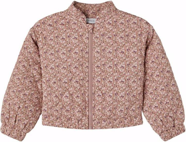 Actual product image Name it Quilted floral print bomber jacket