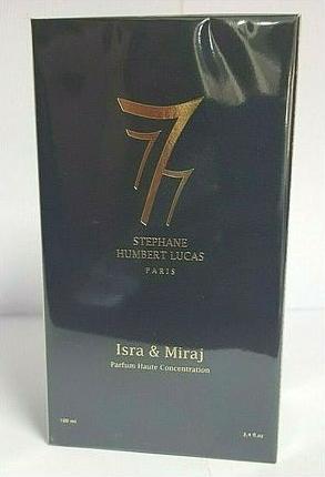 Actual product image Stephane Humbert Lucas ISRA & MIRAJ by 777 Unisex 100ml 3.4 fl.oz. New in Box (Eau de parfum)