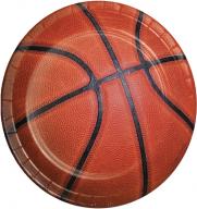 Haza Pappteller Baskettball Ø 17.5 cm, 8 Stück (8 x)