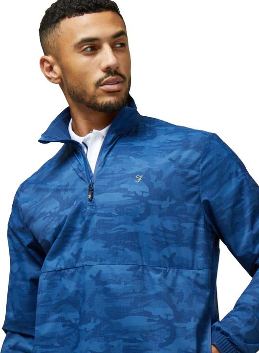 Actual product image Farah Mens Parker Camouflage Showerproof Jacket (S)
