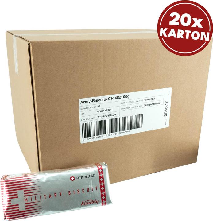 Actual product image Kambly Army Biscuits (1 pcs., 100 g)
