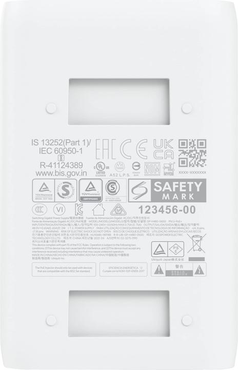 Actual product image Ubiquiti U-POE-AT (802.3at (PoE+), 30 W)