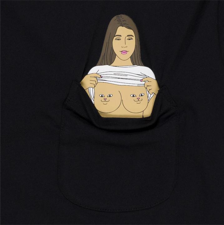 Immagine prodotto RipnDip Maglietta tascabile Flashing Kittys (S)