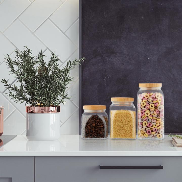 Image du produit Relaxdays Bocaux-en-verre (1.40 l)