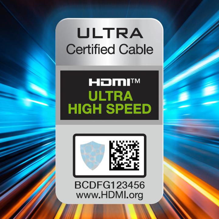 Actual product image Wozinsky cable HDMI 2.1 8K 60 Hz 48 Gbps / 4K 120 Hz / 2K 144 Hz 5 m Silver (WHDMI-50) (5 m, HDMI)