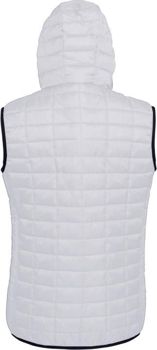 Actual product image 2786 Quilted waistcoat with hood and zip (XS)