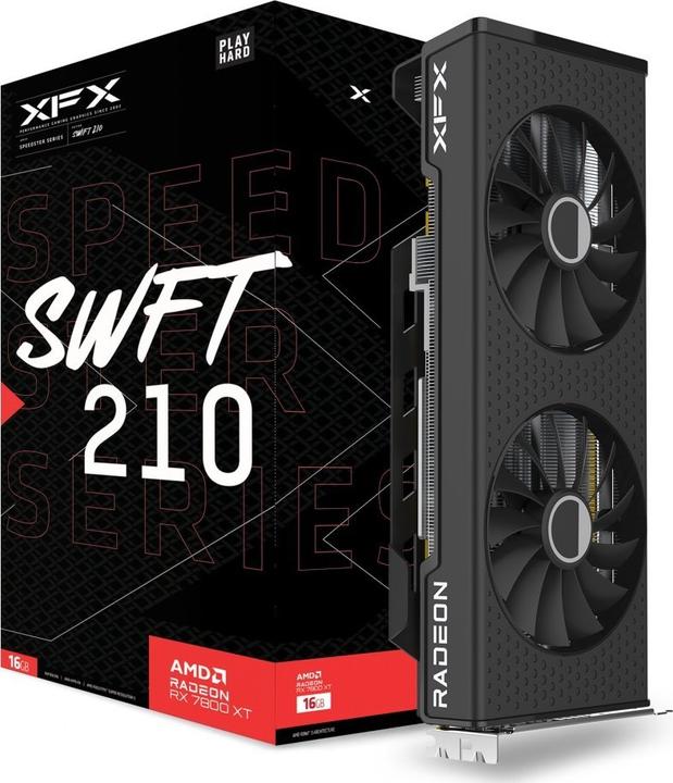 Produktbild XFX Speedster SWFT 210 Radeon RX 7800 XT Core Edition (16 GB)
