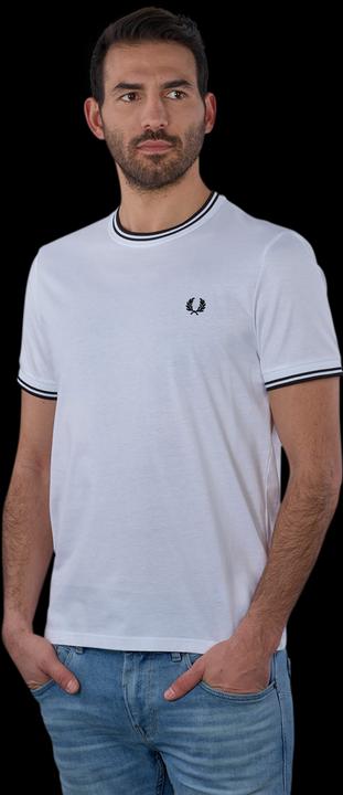 Immagine prodotto Fred Perry Maglietta con doppia punta 100 (L)