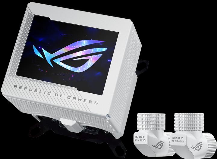 Actual product image ASUS ROG RYUJIN III WB WHT CPU Cooler
