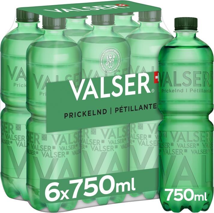 Actual product image Valser Sparkling (6 x 75 cl)