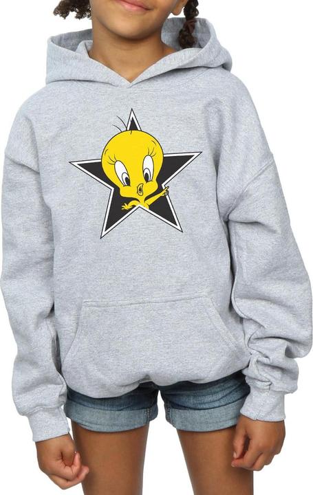 Produktbild Looney Tunes Tweety Pie Star Kapuzenpullover Mädchen (140, 146)