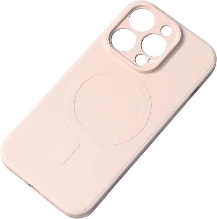 Produktbild Hurtel MagSafe Compatible Silicone Case for iPhone 15 Pro Max Silicone Case - Pink (Apple iPhone 15 Pro Max)