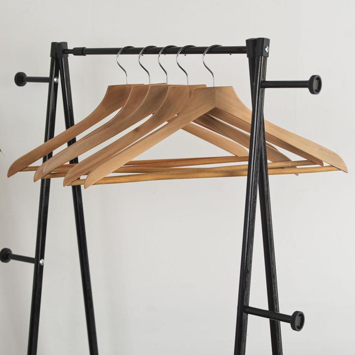 Produktbild Beldray LA034276FEU7 Wooden Clothes Hangers 5pack (5 x)
