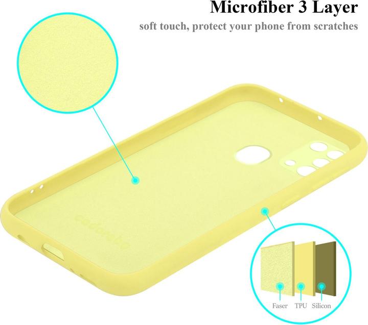 Actual product image Cadorabo TPU Liquid Silicone Case Cover (Samsung Galaxy M31)