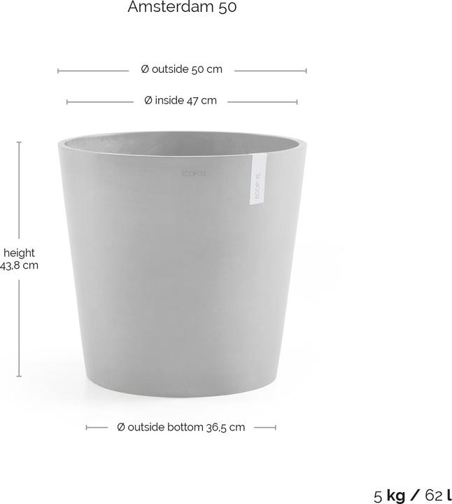 Produktbild Ecopots Amsterdam (50 cm)