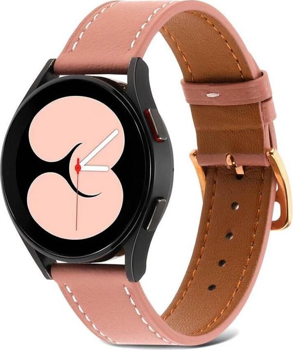 Produktbild Cover-Discount Galaxy Watch 5 - Lederarmband rosa (Kunstleder)