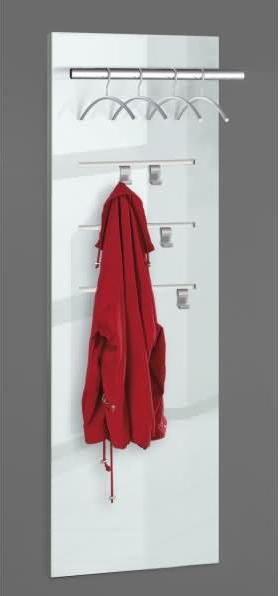 Produktbild Wandgarderobe Lugano Glas