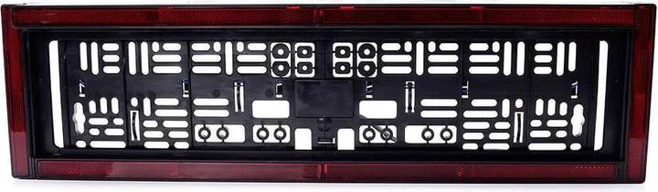 WAS W253 2118 Support de plaque, réflecteur, éclairage de plaque (L x H x P) 584 x 163 x 32mm (Arrière)