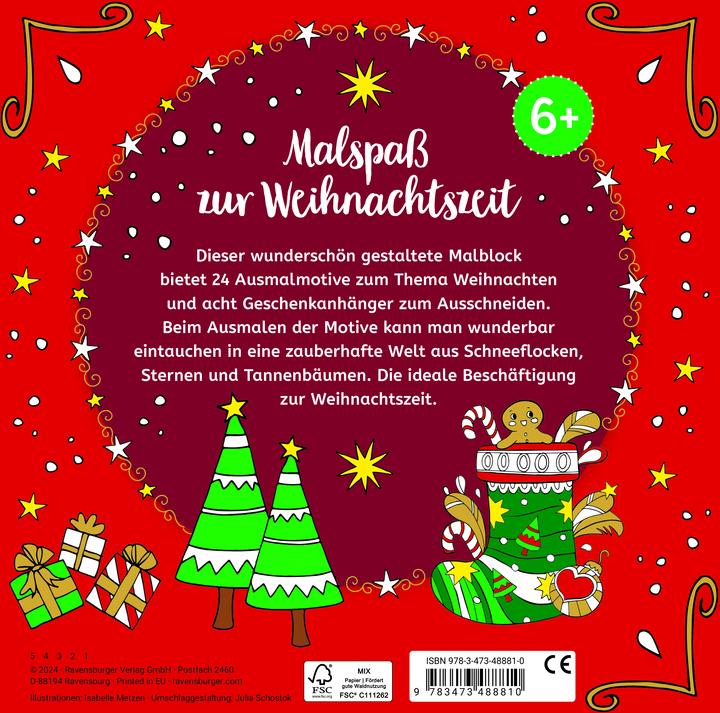 Immagine prodotto Ravensburger Il mio blocco da colorare per il Natale