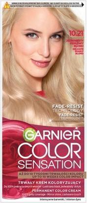 Actual product image Garnier Color Sensation Creme farba do włosów 10.21 Jedwabisty Perfłowy Blond (10.21 Jedwabisty Perfłowy Blond)
