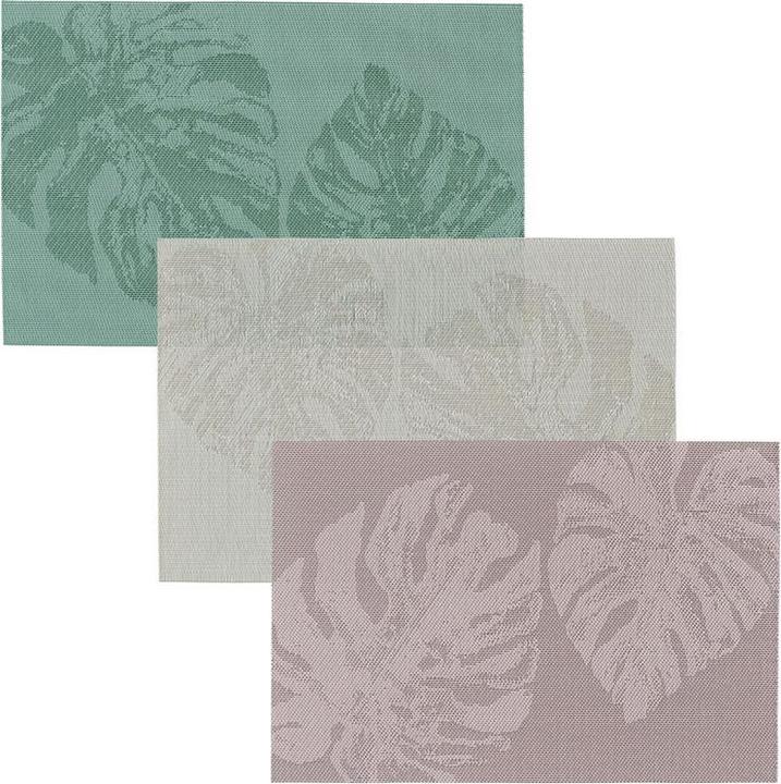 Actual product image Zeller Present Placemat "Monstera leaf", plastic, green (1 pcs., 45 x 30 cm)