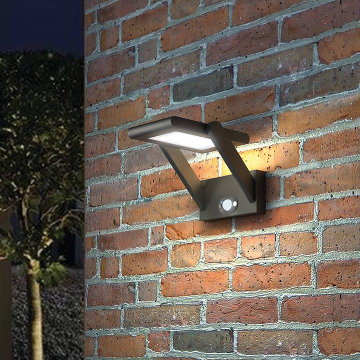 Immagine prodotto Lucande Applique Vakerian Solcelle con sensore Grafite (150 lm, IP54)