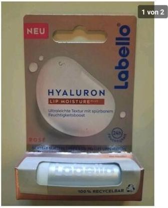 Labello Lip Care Pen Hyaluron Lip Moisture Boost Rose - NEW (Lip Care Stick)