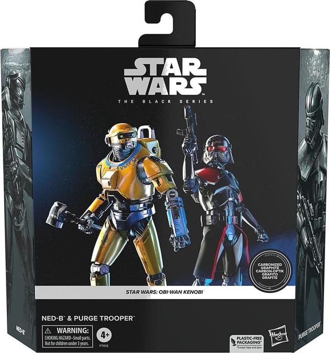 Productafbeelding Hasbro Star Wars: Obi-Wan Kenobi Black Series Actiefiguren 2-Pack NED-B & Purge Trooper Exclusief 15 cm