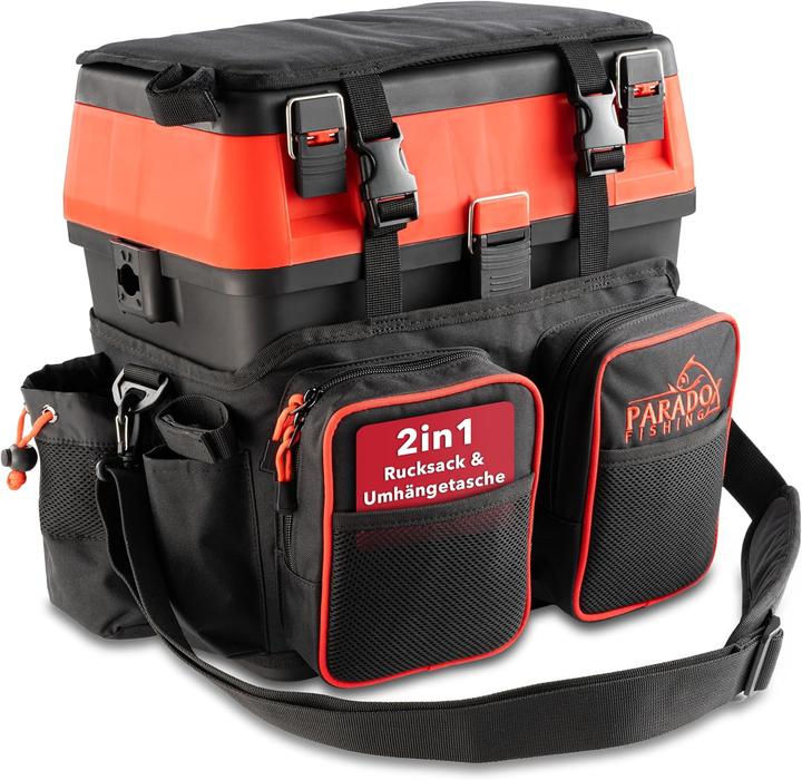 Immagine prodotto Paradox Fishing 2in1 Angelrucksack mit Sitzfunktion
