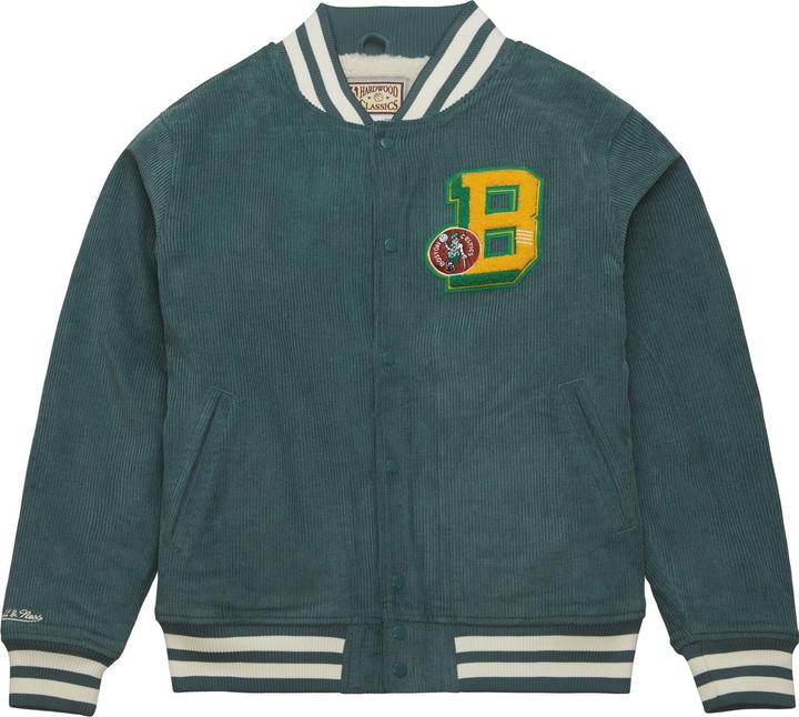 Produktbild Mitchell & Ness M&N Varsity Kord Sherpa College Jacke - Boston Celtics - S (S)