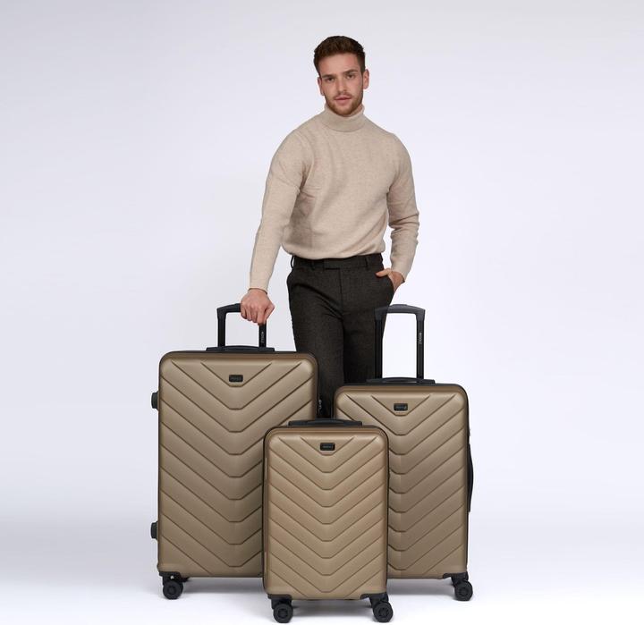 Actual product image Redolz Essentials 07 3-SET 4 wheels 3-piece suitcase set (107 l, XL (from 140l))