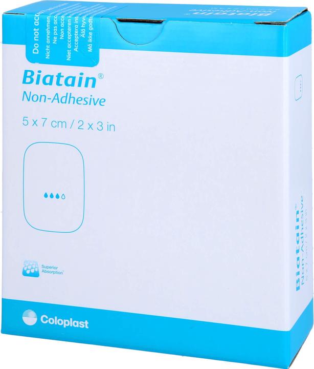 Produktbild Coloplast Biatain Schaumverband nicht-haftend 5x7cm, 10 St VER