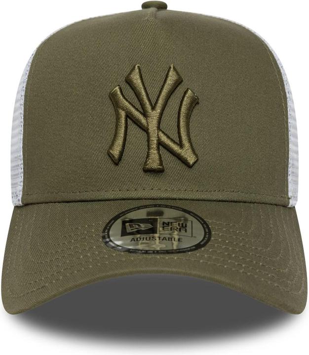 Actual product image New Era A-Frame Trucker Cap - New York Yankees oliv (One size)
