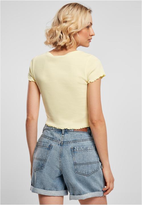 Image du produit Urban Classics Tee-shirt femme croisé à côtes - 12114 (4XL)