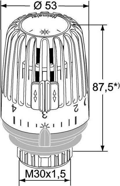 Produktbild IMI Heimeier Heizkörperthermostat mechanisc