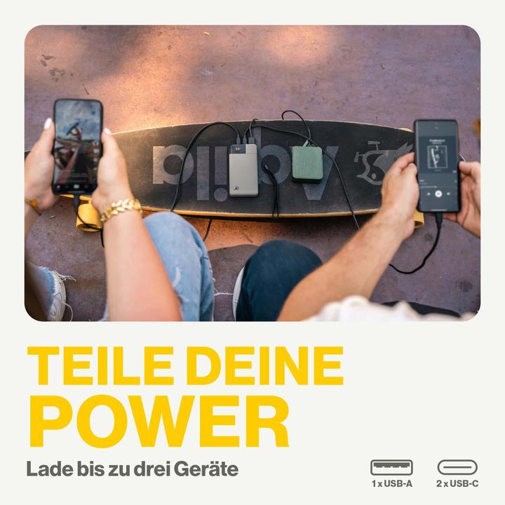 Actual product image Aqiila Powerbird B10B - Powerbank 10000 mAh, 20W - Moss (10000 mAh, 20 W, 37 Wh)